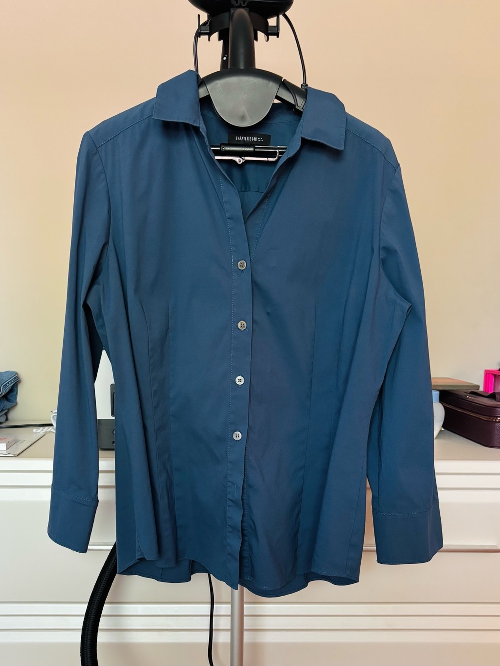 Lafayette 148 New York Dark Blue Blouse